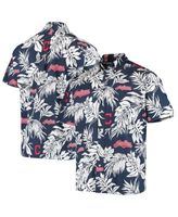 Men's Reyn Spooner Navy Atlanta Braves Aloha Button-Down Shirt