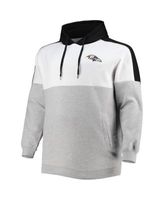 Profile Men's Black, White Las Vegas Raiders Big and Tall Pullover Hoodie -  Macy's