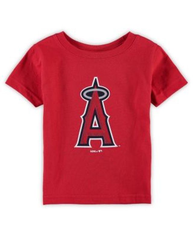 Nike Big Boys Mike Trout Navy Los Angeles Angels Player Name and Number T- shirt - Macy's