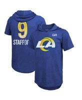 Los Angeles Rams Matthew Stafford 9 Royal Blue Player Graphic T-Shirt