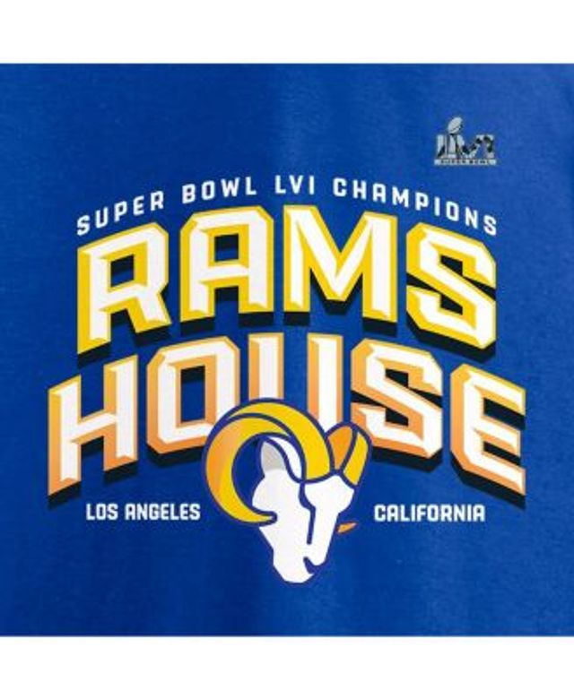 Men's Fanatics Branded Royal Los Angeles Rams Super Bowl LVI