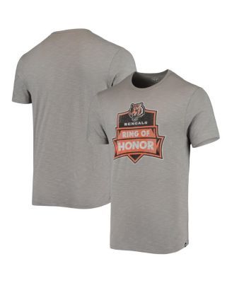 Men's '47 Black Cincinnati Bengals Throwback Lockup Slub T-Shirt