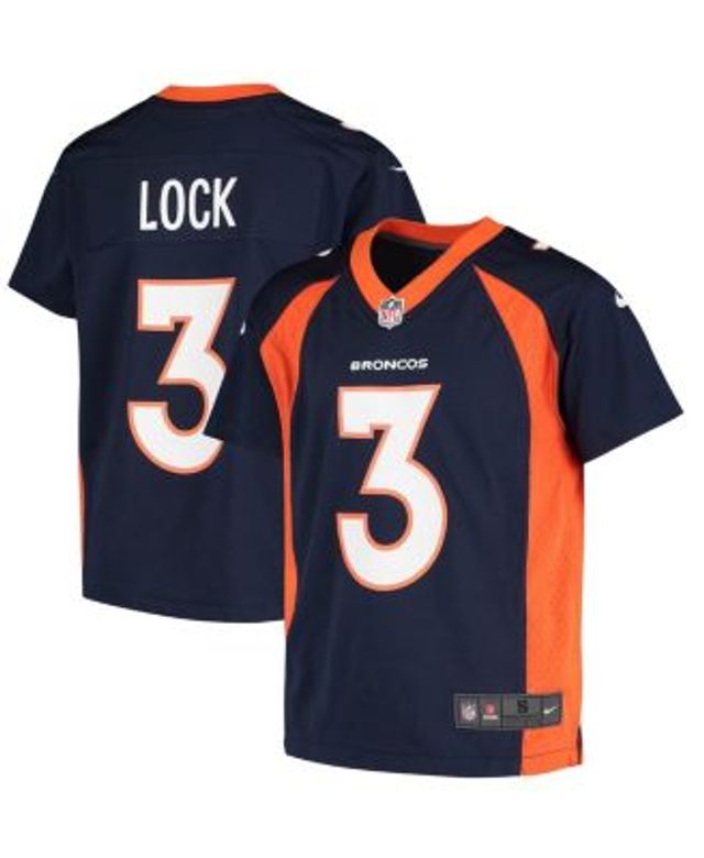 Nike Denver Broncos No3 Drew Lock Olive Men's Stitched NFL Limited 2017 Salute To Service Jersey