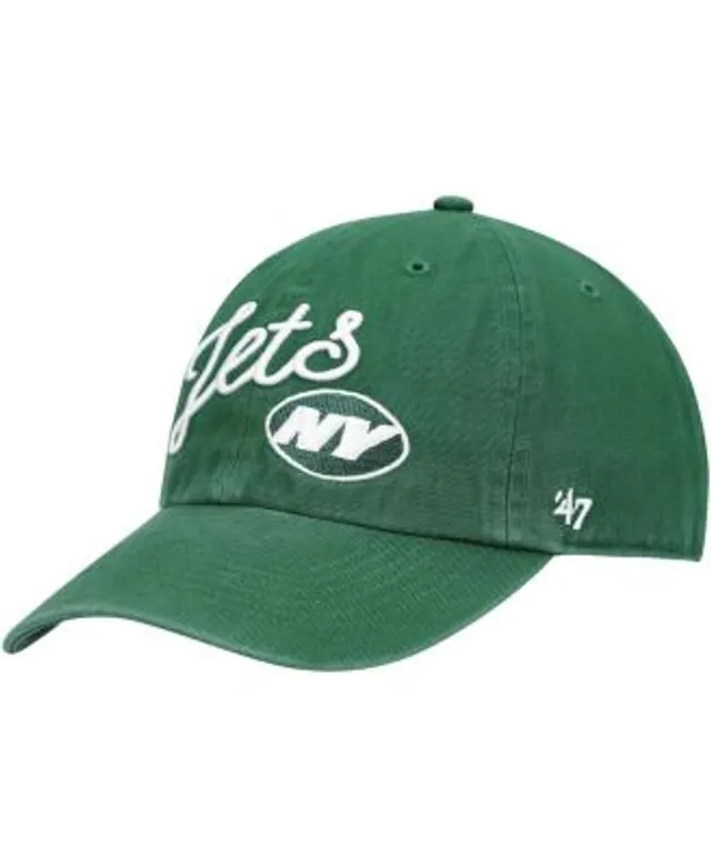 '47 New York Jets Green Primary Clean Up Adjustable Hat