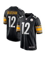 Men's Nike Terry Bradshaw Black Pittsburgh Steelers Retired Player Game  Jersey