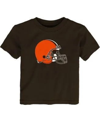 Nike Men's Orange Cleveland Browns Primary Logo T-Shirt - Orange