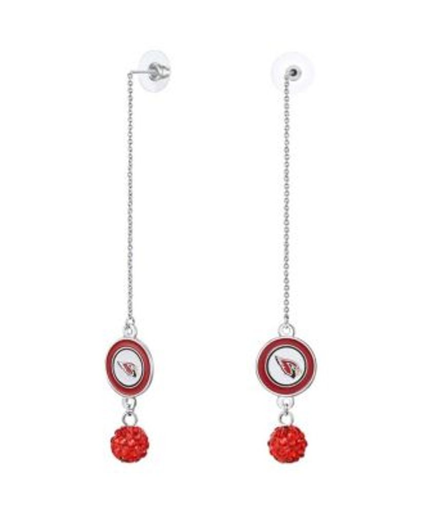 Simran Women's Arizona Cardinals Chain Pierce Shambala Earrings