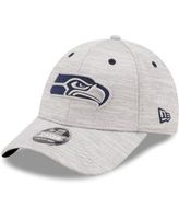 Men's New Era x Alpha Industries Black Seattle Seahawks A-Frame 9FORTY Trucker Snapback Hat