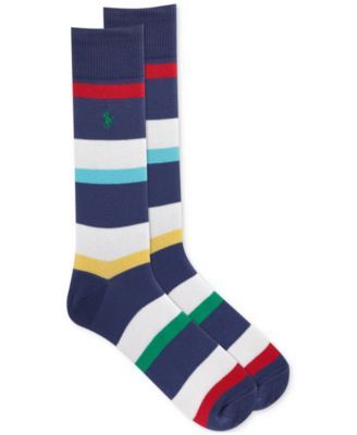 Men's Multi Stripe Slack Socks 