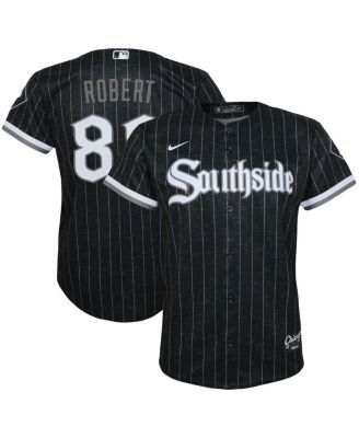 Men's Nike Luis Robert Black Chicago White Sox 2021 City Connect