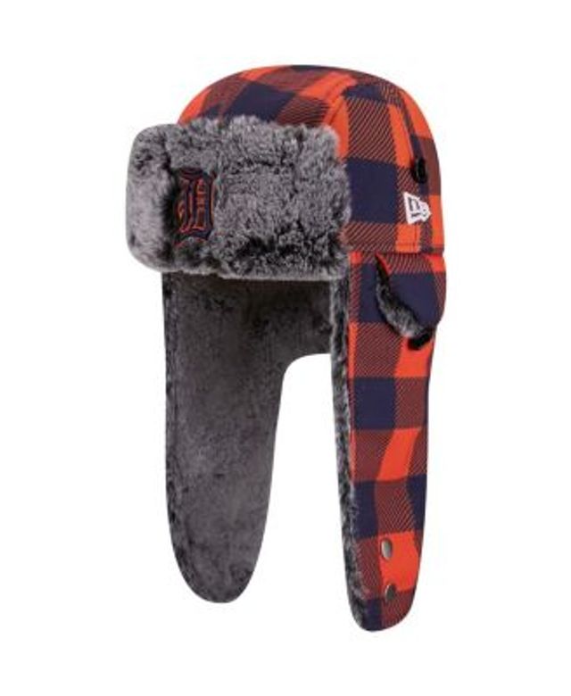 Detroit Tigers New Era Knit Trapper Hat - Navy