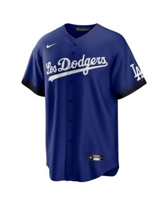 Nike Women's Royal Los Angeles Dodgers Wordmark T-shirt - Macy's