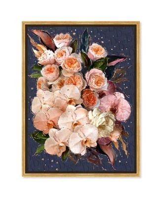 Golden Creamy Bouquet Floral and Botanical Framed Wall Art