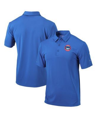 Chicago Cubs Polo Shirt Men's Medium Royal Blue Team Logo