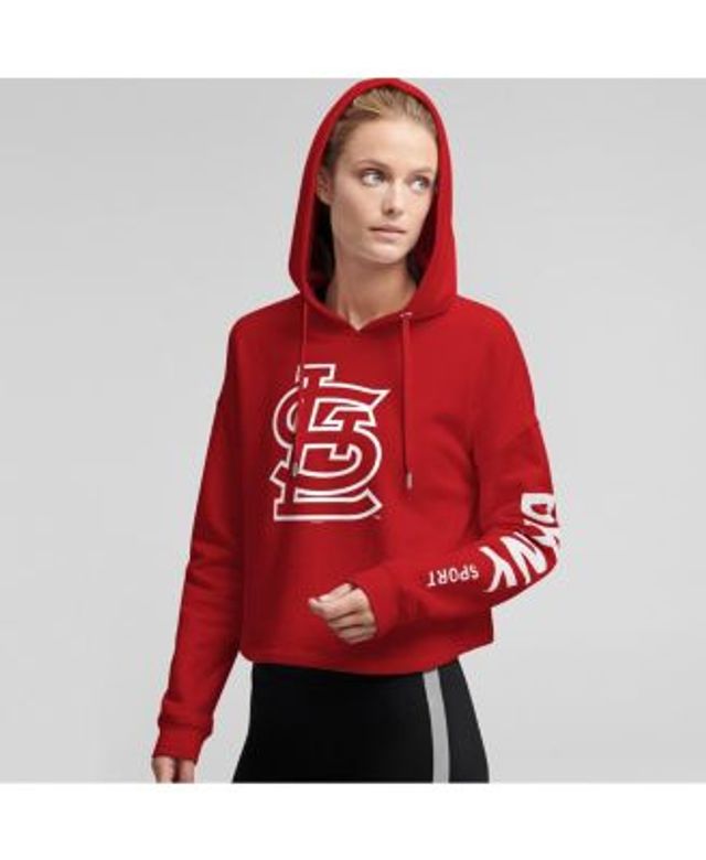 Profile Women's Red St. Louis Cardinals Plus Size Colorblock Pullover Hoodie