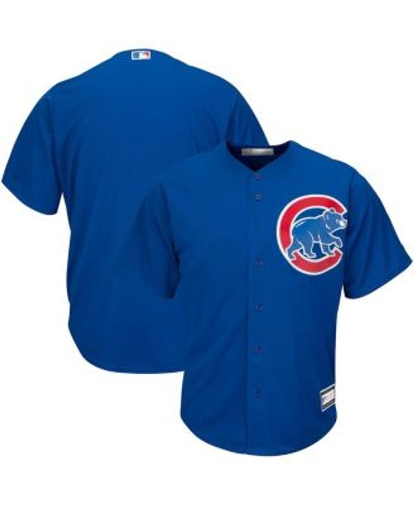 Profile Women's Black/Royal Chicago Cubs Plus Size Pop Fashion Button-Up Jersey