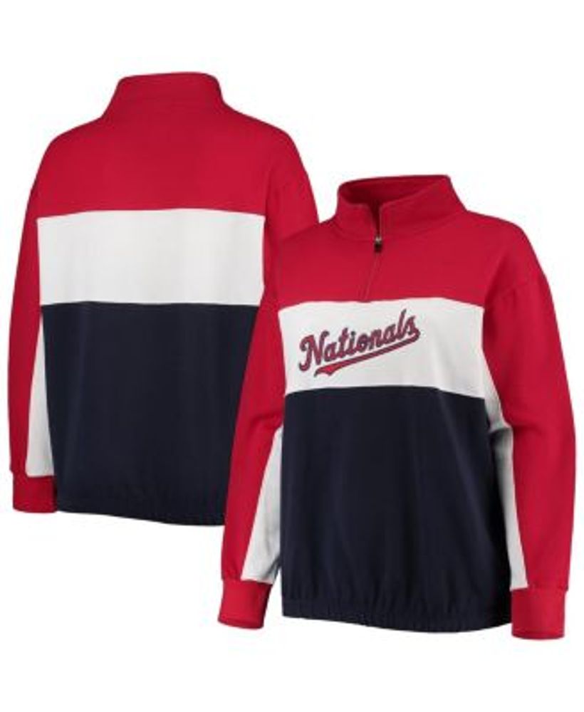 Fanatics Women's Navy, Red Boston Red Sox Plus Size Colourblock