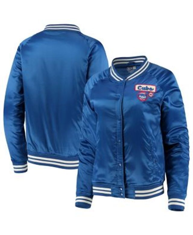 Men's G-III Sports by Carl Banks Royal/Red Chicago Cubs Complete Game Commemorative Full-Snap Jacket Size: Large