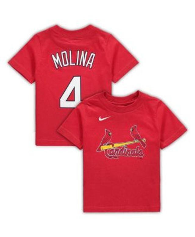 Youth Nike Yadier Molina Navy St. Louis Cardinals Player Name & Number T- Shirt