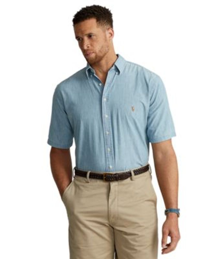 Polo Ralph Lauren Men's Big & Tall Cotton Shirt | Connecticut Post Mall