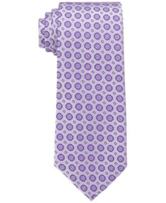 Men's Dot Medallion Tie