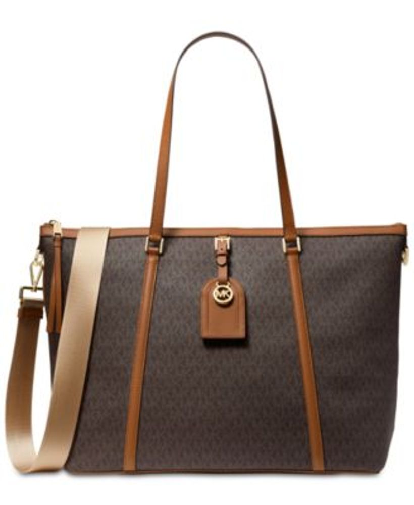 Michael Kors Rosemary Large Leather Shoulder Tote - Macy's