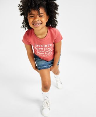Toddler & Little Girls LOVE T-Shirt