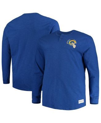 Los Angeles Rams Concepts Sport Ledger Raglan Long Sleeve Henley T