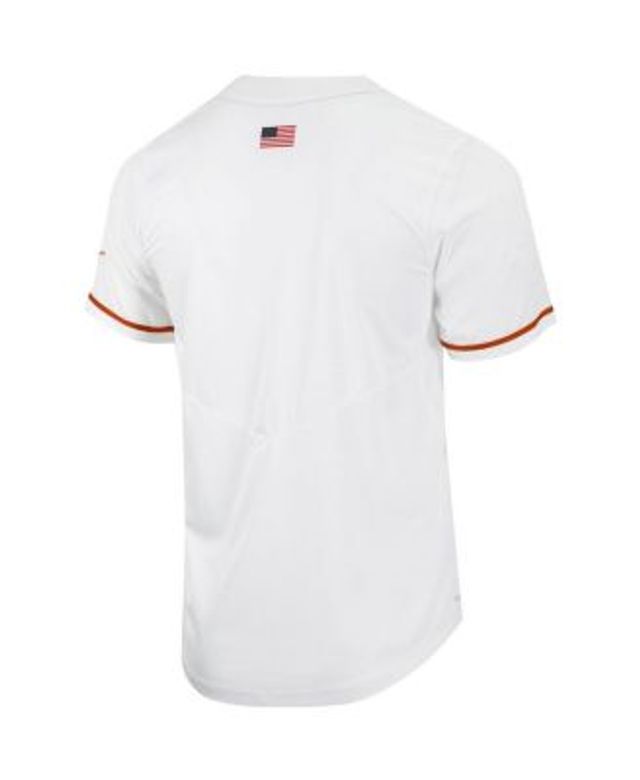 Men's Nike Red Georgia Bulldogs Replica Full-Button Baseball Jersey