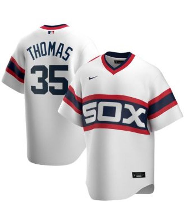 Men's Mitchell & Ness Frank Thomas Black Chicago White Sox Cooperstown Mesh  Batting Practice Jersey