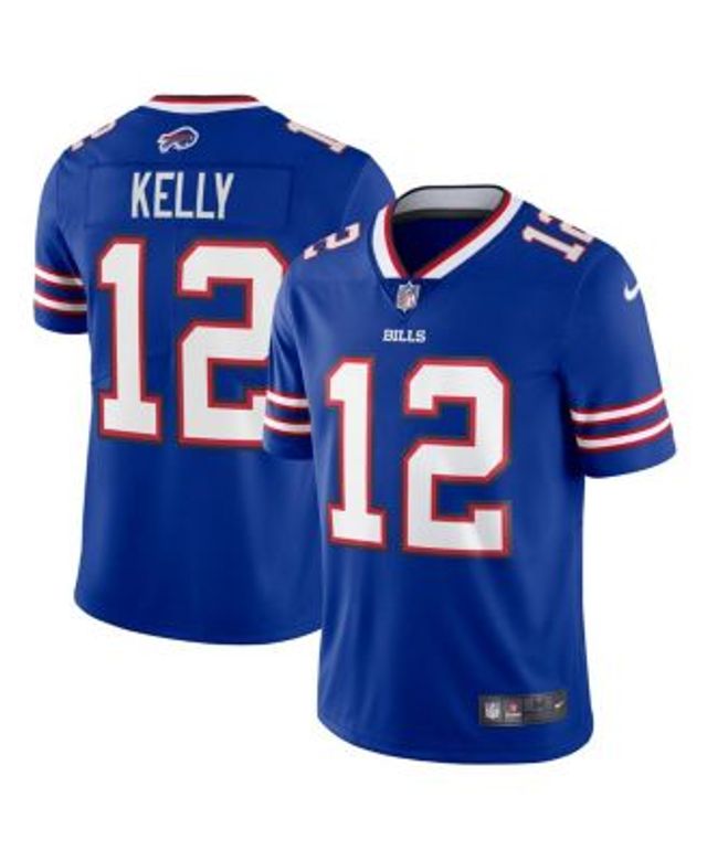 Men's Buffalo Bills Jim Kelly Nike Black Retired Player RFLCTV Limited  Jersey