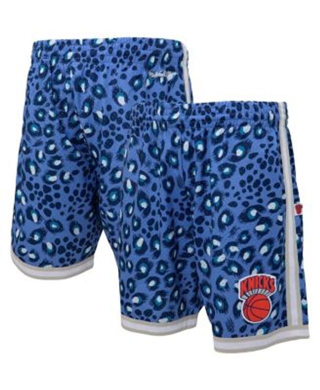 Men's Mitchell & Ness Blue New York Knicks Hardwood Classics 1991 Hyper Hoops Swingman Shorts Size: Medium