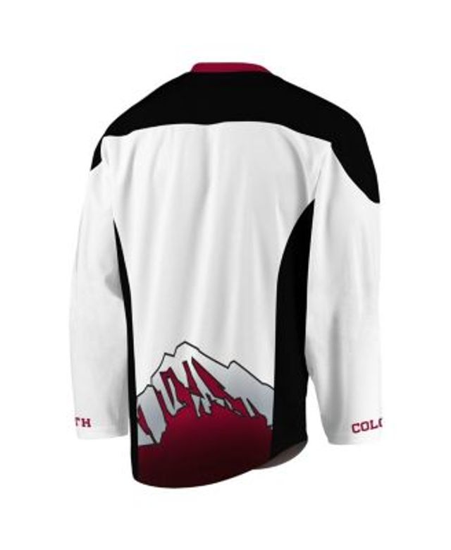 Men's Panther City Lacrosse Club White/Purple Replica Jersey