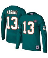 Men's Mitchell & Ness Dan Marino White Miami Dolphins Big Tall 1984 Retired Player Replica Jersey