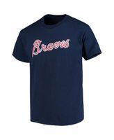 Atlanta Braves Youth Distressed Logo T-Shirt - Red Size: Large