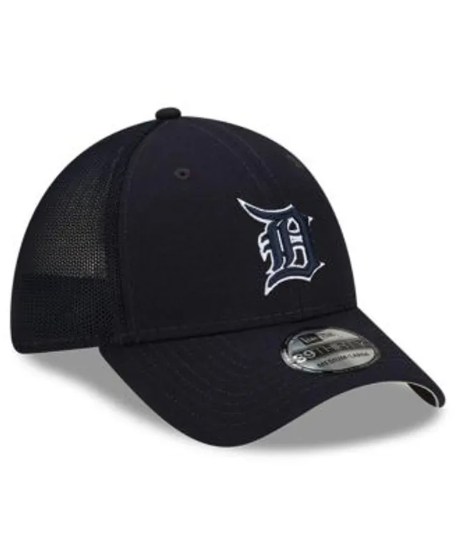 Detroit Tigers New Era Knit Trapper Hat - Navy