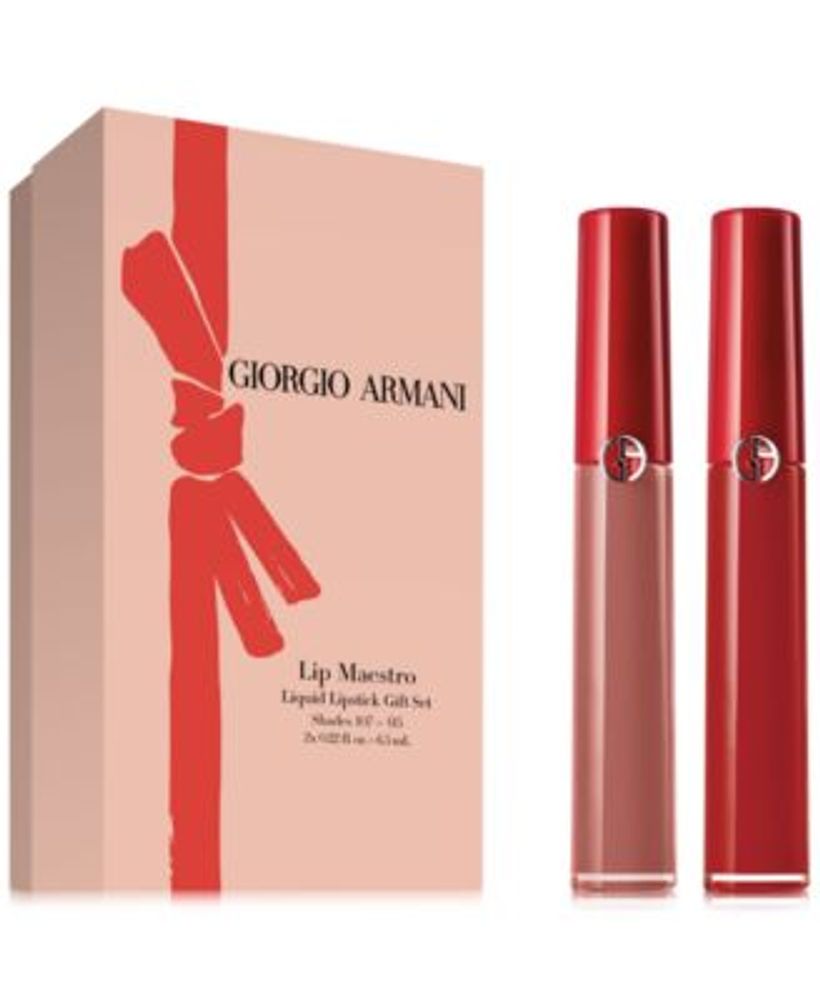 Giorgio Armani 2-Pc. Lip Maestro Liquid Lipstick Gift Set | Hawthorn Mall