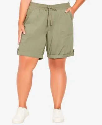 Plus Cotton Casual Shorts