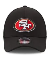 Men's New Era Black San Francisco 49ers 39THIRTY Team Classic Flex Hat