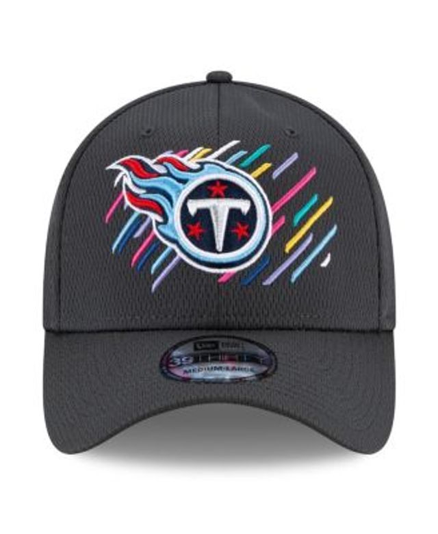 Men's New Era Charcoal Tennessee Titans 2021 NFL Crucial Catch 39THIRTY Flex Hat