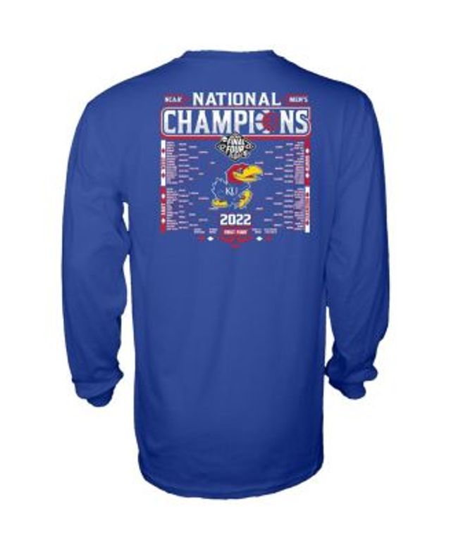 Fanatics adidas Men's Black Kansas Jayhawks 2022 NCAA Men's Basketball  Tournament March Madness National Champions T-Shirt - Macy's