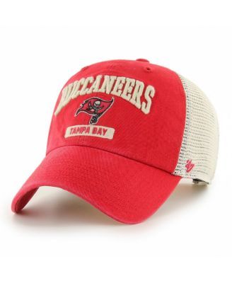 Men's '47 Red/Natural Tampa Bay Buccaneers Rawhide Trucker