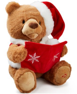 Animated Plush Story-Telling Bear, Created for Macy's 