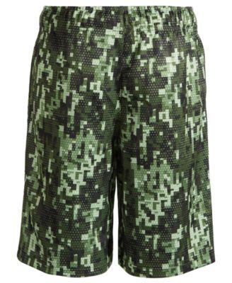 Big Boys Pixel Camo Birdseye Mesh Shorts, Created for Macy's