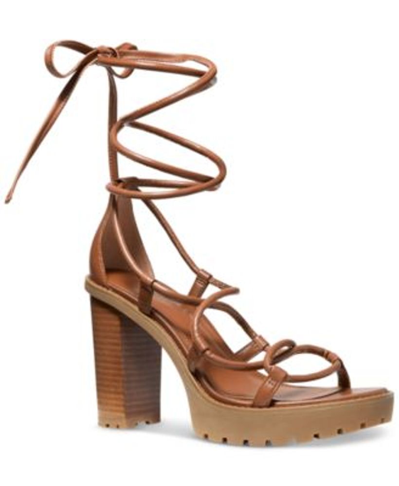 Michael Kors Women's Vero Lug Platform Strappy Dress Sandals | Connecticut  Post Mall