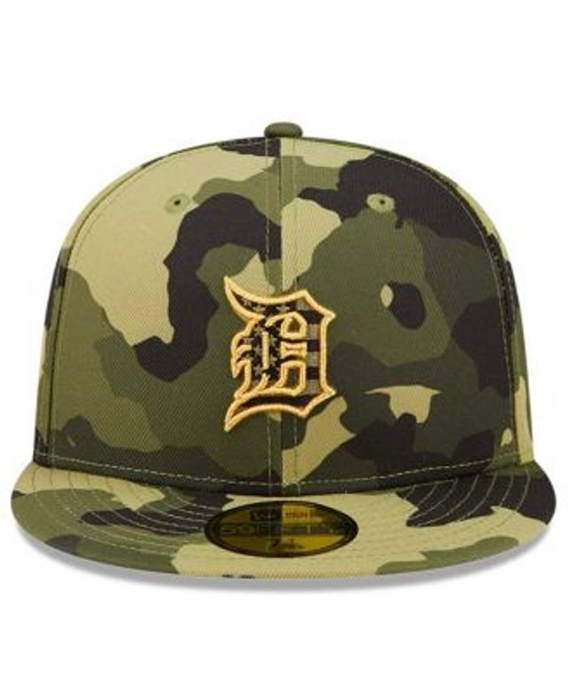 New Era Camo Detroit Tigers 2022 Armed Forces Day Bucket Hat