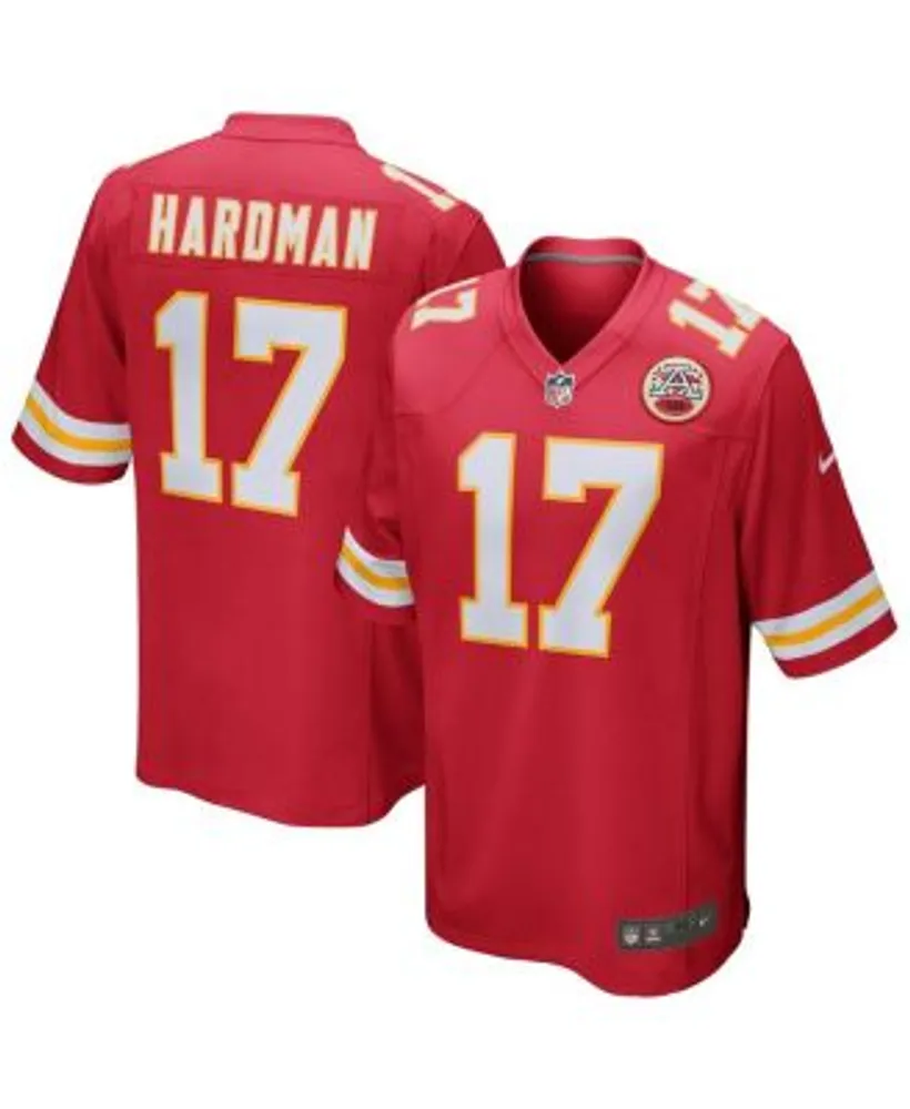 Nike Men's Mecole Hardman Red Kansas City Chiefs Game Jersey