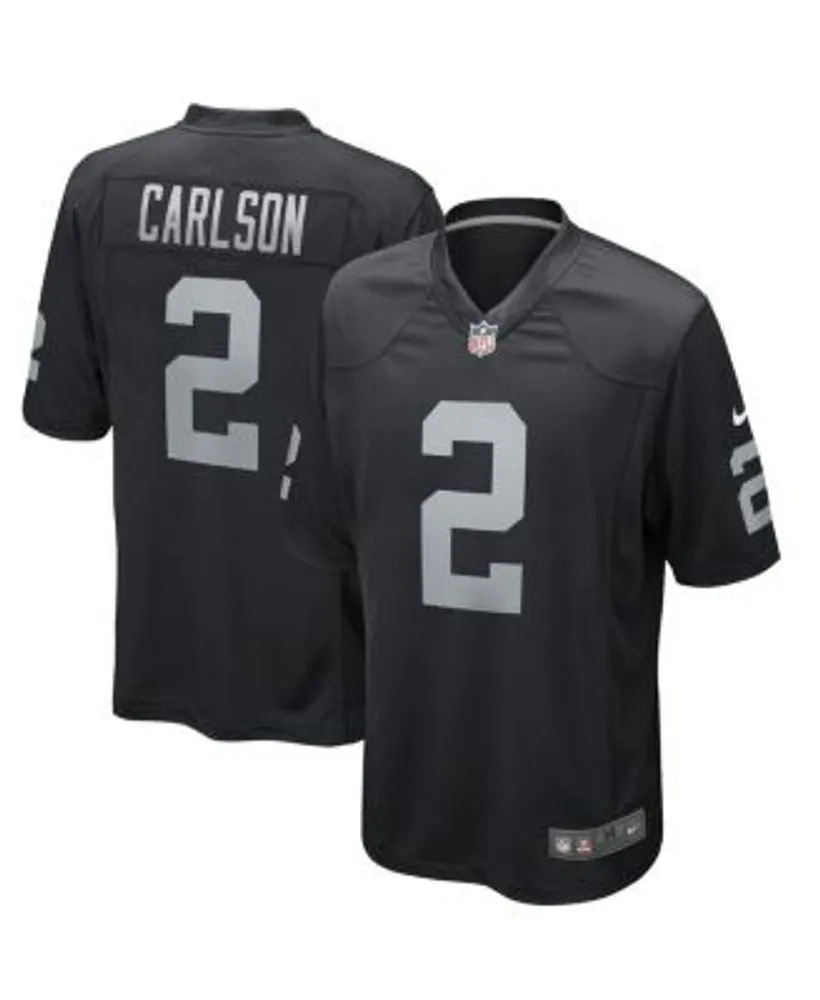 Nike Men's Daniel Carlson Black Las Vegas Raiders Game Player Jersey