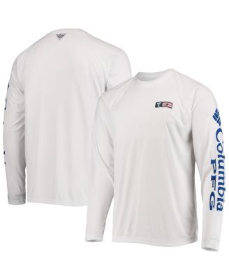 Columbia Men's White New York Yankees Terminal Tackle Omni-Shade Raglan  Long Sleeve T-shirt - Macy's