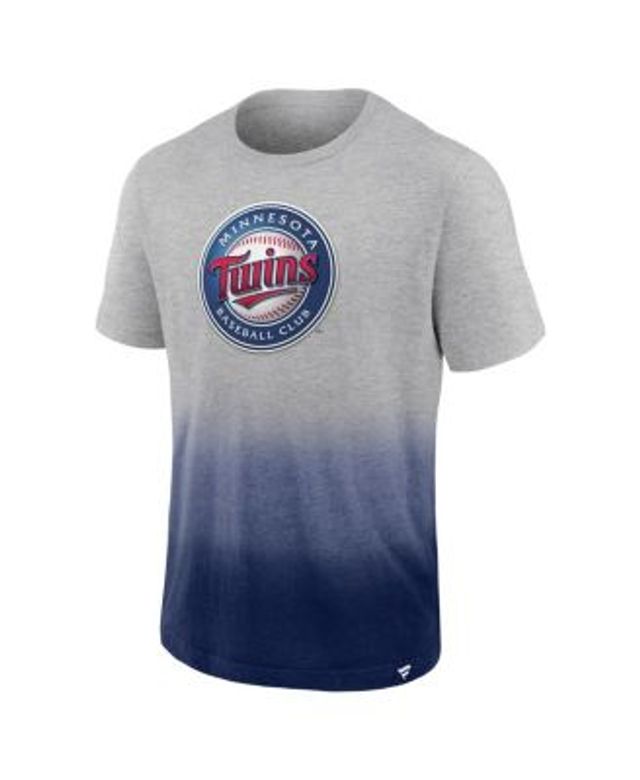 Fanatics Men's Branded Navy and Heathered Gray Minnesota Twins Big and Tall  Colorblock T-shirt - Macy's